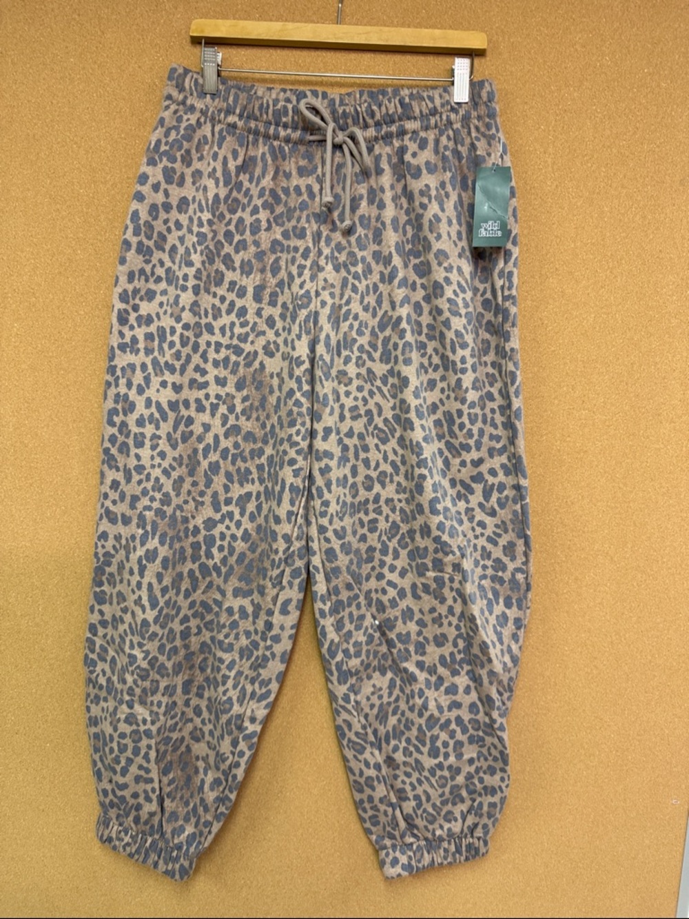 wild fable Taupe and Gray Leopard-Print Joggers